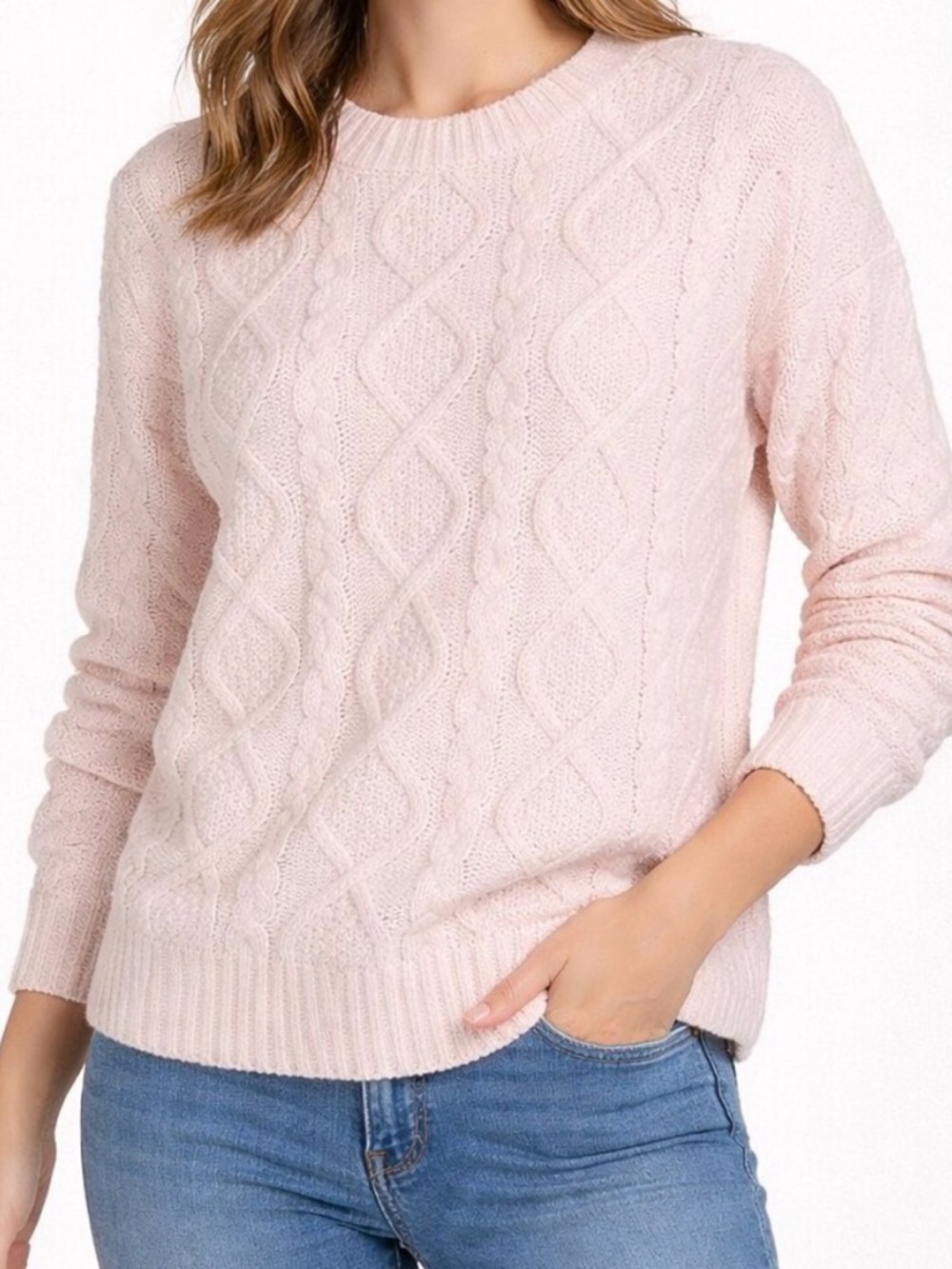 POL Chenille Cable Knit Sweater - NWOT - Size S
